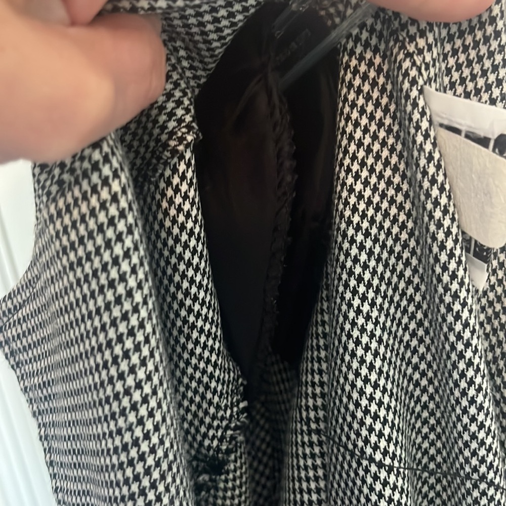 Black and white herringbone blazer - Picture 10 of 10